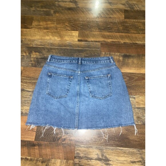 Denim‎ Skirt by Topshop Moto - Picture 3 of 4